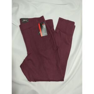 Style & Co Plus Size Seamed Ponte Leggings Dried Plum 14W